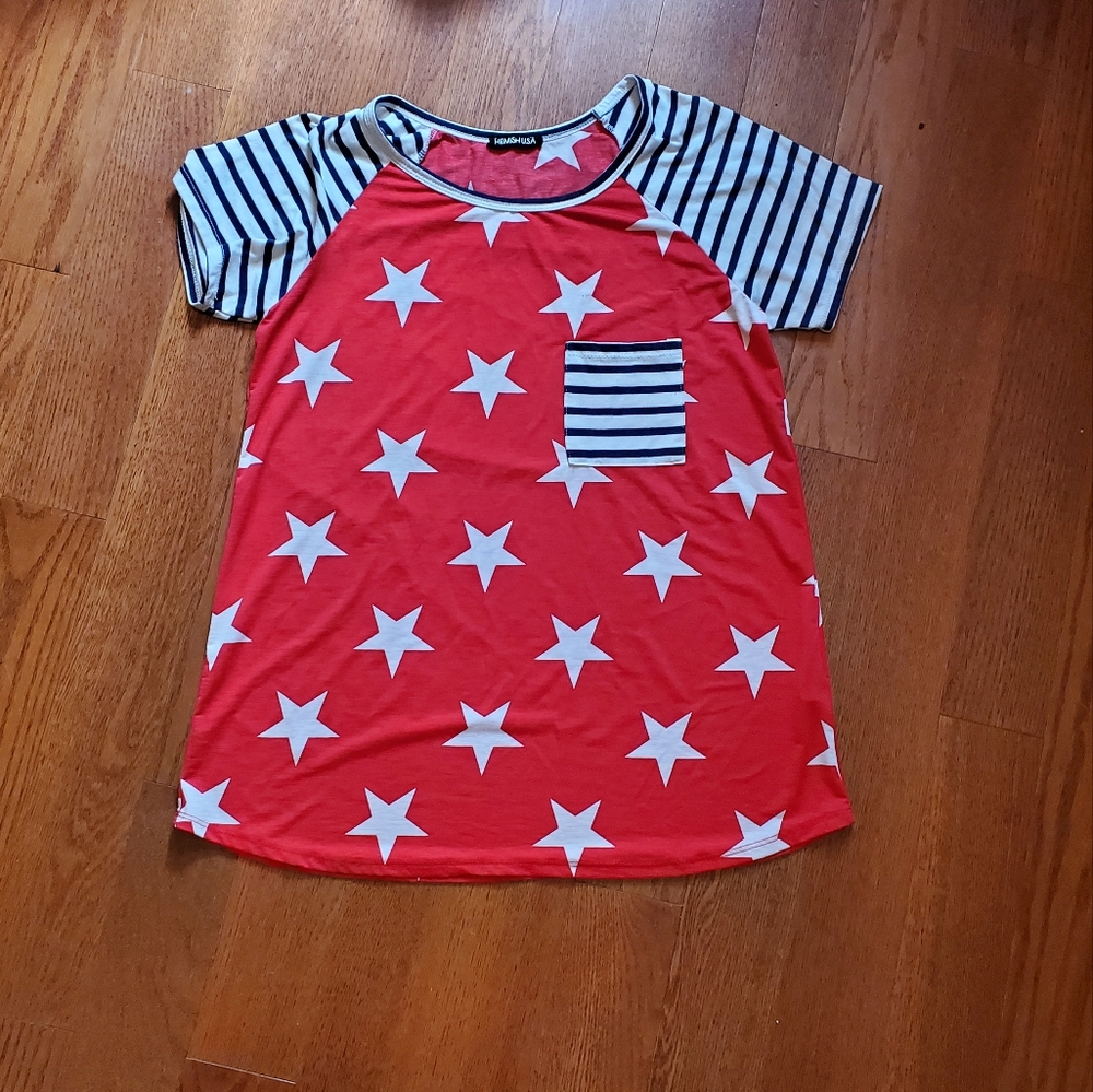 American flag shirt